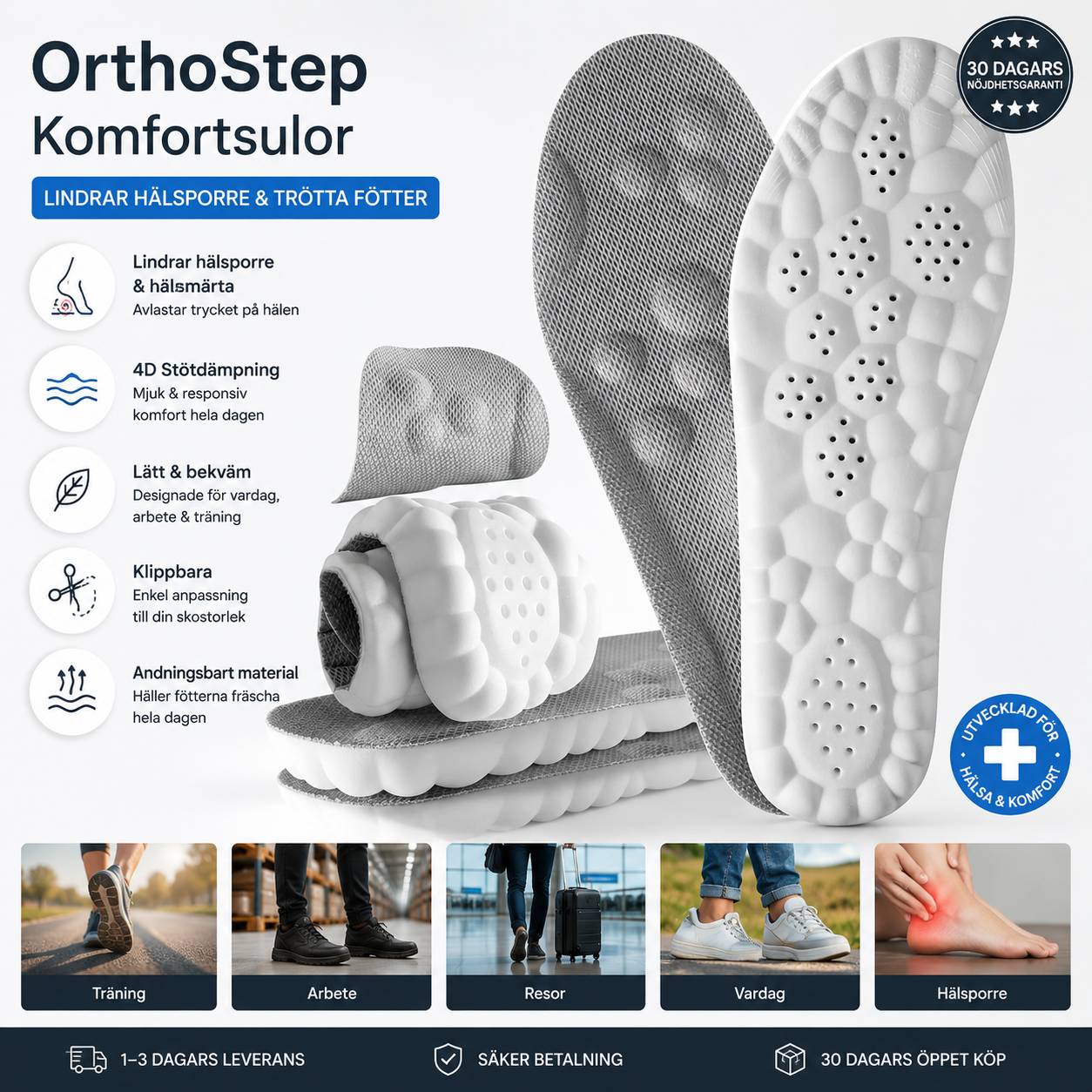 OrthoStep Komfortsulor - Fotguiden